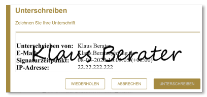 Videoanleitung - Anträge von meinem VB per Fernunterschrift unterschreiben